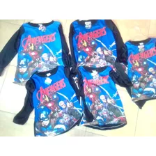 Remeras Manga Larga Marvel 