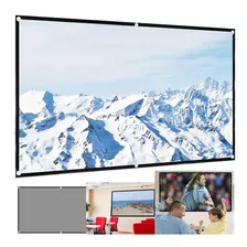 Pantalla De Proyeccion 110inch Cortina Metálica Anti-luz