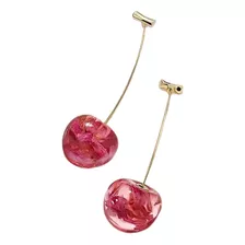 Aretes Colgantes Cereza Par