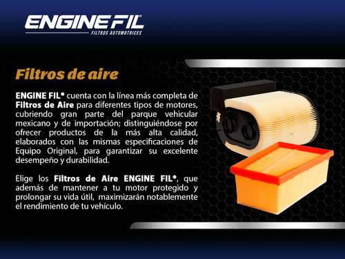 Set 5 Filtros Aire Engine Fil Grande Punto L4 1.9l 08 A 09 Foto 4