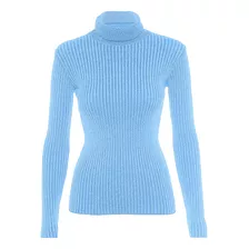 2 Cacharrel Blusa Tricot Lã Feminina Canelada Gola R: 965