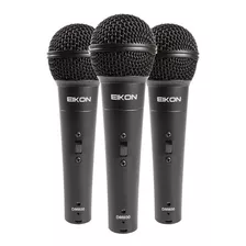 Pack De 3 Microfonos Vocal Eikon Dm800 Garantia Abregoaudio