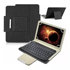 Funda Con Teclado Universal Para Tableta De 8 Pulgadas, Detu