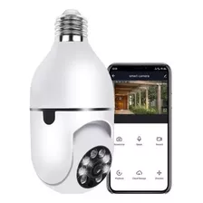 Camera Wifi Lampada 360 Visao Noturna Segurança Full Hd