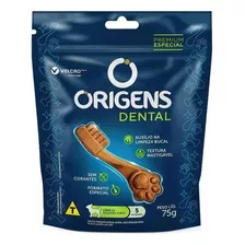 Petisco Origens Dental Para Cães Adultos Limpeza Bucal 75g