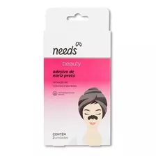 Adesivo Para Remoção De Cravos Do Nariz Needs Beauty Com 3 U Tipo De Pele Mista