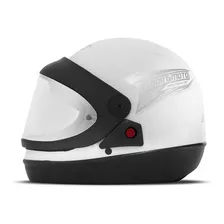 Capacete Fechado Tipo Sanmarino Para Motociclista Cor Branco Tamanho Do Capacete 58