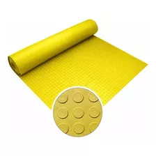 5m Piso Moeda Emborrachado 3mm X 1 Metro Largura Amarelo