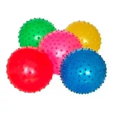 10 Pelotas C/pinches Estimul Sensorial Masaje Souvenir 25cm 