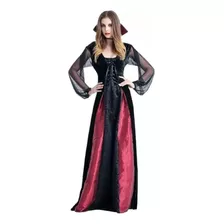 Vestido De Bruxa Vampira De Halloween Cosplay Traje Feminino