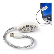 Mini Lámpara Para Laptop Flexible De 8 Led Conexion Usb 