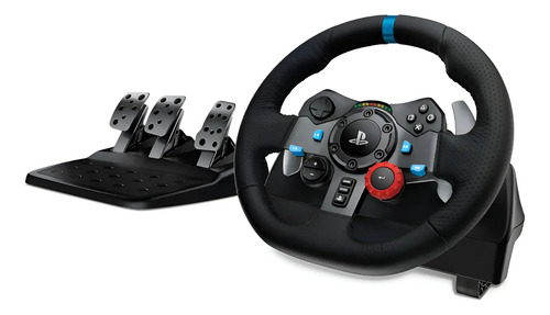 Volante Logitech G29 Driving Force Con Pedales Para Ps5, Ps4, Ps3 Y Pc Negro