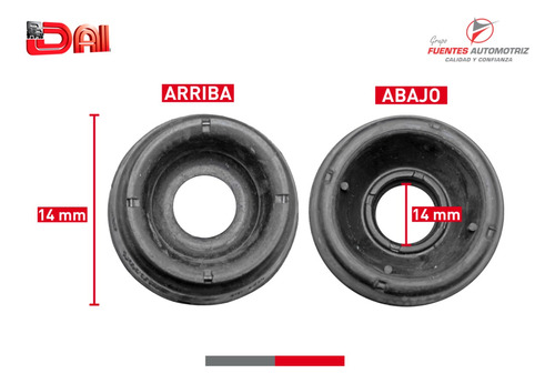 Par Base Amortiguador Delanteras Para Vw Gol 2015 2016 2017 Foto 4