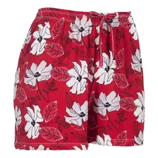 Shorts Liganete Estampado Feminino Cós Elástico Verão