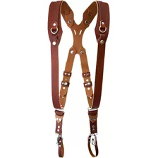 Rl Handcrafts Clydesdale Pro Dual Leather Camera Harness (la