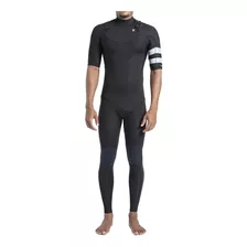 Long John Hurley Manga Curta Advant 2/2mm Fullsuit Preto