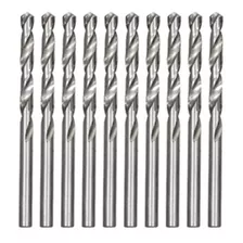 Kit 10 Brocas De Aço Rápido Hss 3,2mm Para Metais Fertak