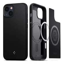 Funda Para iPhone 13 6.1 Tpu Negra Mate Magnetica