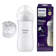 Mamadeira Pétala 3.0 330ml Bico N4 Transparent Philips Avent