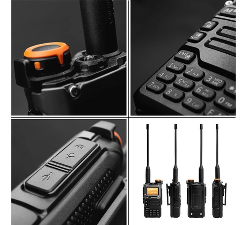 Radio Walkie Talkie Quansheng Uv-k58 Con Banda Aerea Foto 4