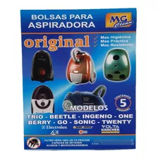 Bolsas Aspiradora Electrolux Ingenio. Go. Trio. One. Beetle.