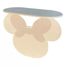 Mesa Cubo Mdf Minnie Mickey Desmontável 