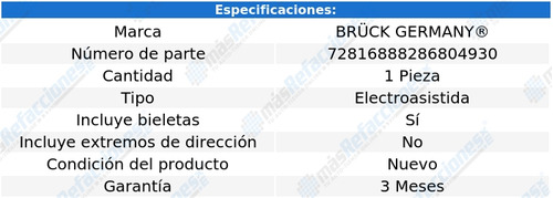 Cremallera Electroasistida Polo L4 1.6l De 2013 A 2019 Bruck Foto 2