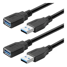 Pasow - Cable Alargador Usb 3.0 (2 Unidades)