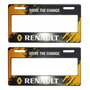 Par Porta Placas Para Autos Francia Peugeot Renault