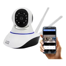 Camera Robo Ip Sem Fio Wifi Hd 2 Antenas Sensor Noturno