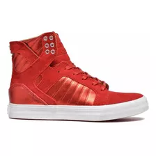 Tenis Supra Skytop Red White Dama 98003-602