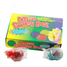 Squishy Mesh Ball 15 Und Cores Variadas Antisstress Atacado