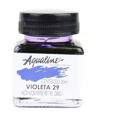3x Aqualine Aquarela Líquida Aerografia Corfix 30ml - Violet