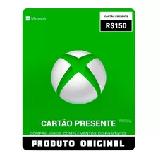 Microsoft Gift Card R$ 150 Reais Xbox Live Envio Flash