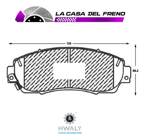 Pastilla De Freno Delantera Honda Odyssey 3.5 2016 J35z8euro Foto 3