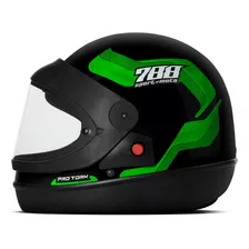 Capacete Integral Automático Sport Moto 788 Pro Tork Fechado