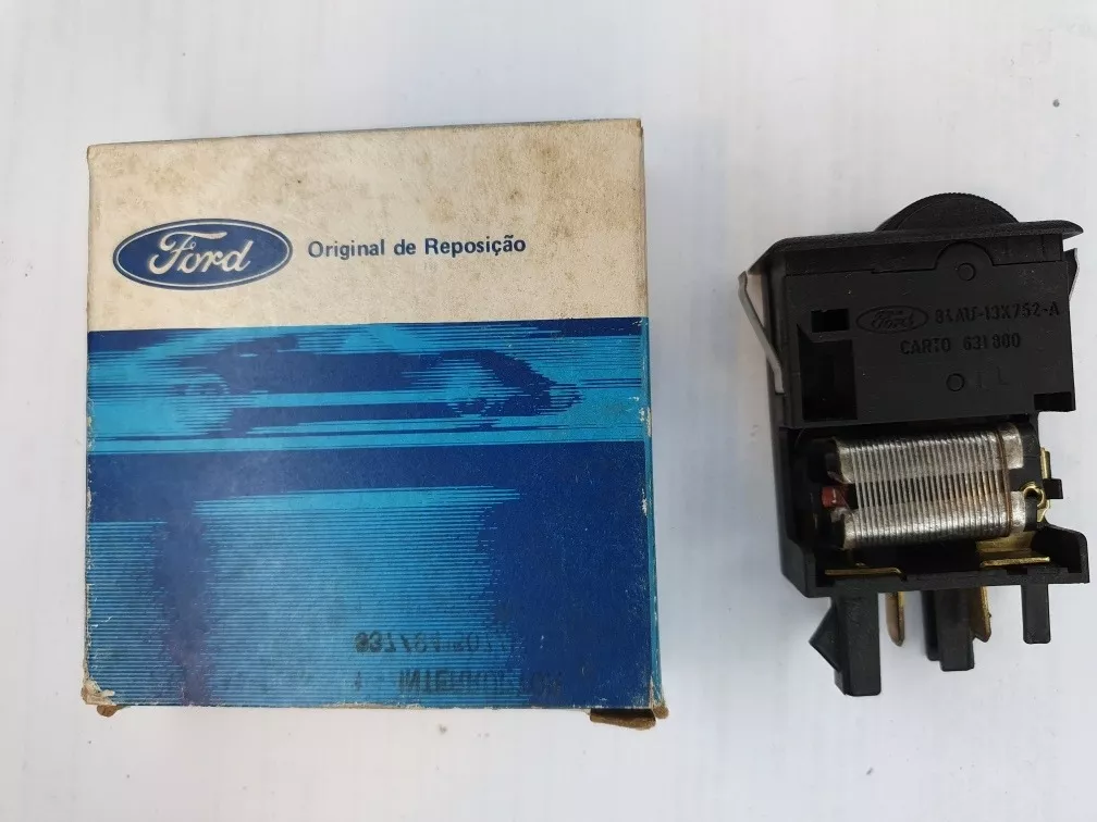 Interruptor Reostato Luz Painel Escort 84 / Original Ford 