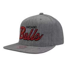 Snapback Chicago Bulls Grey Mitchell And Ness