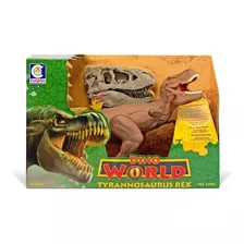 Brinquedo Dinossauro T-rex 42cm Dino World Cotiplás 2088