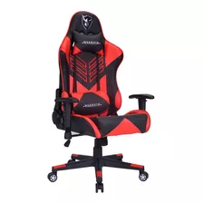 Silla Gamer Profesional Warrior Color Rojo