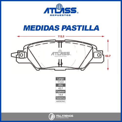 Pastillas Freno Traseras Mazda Cx-5 2016-2020 Foto 7