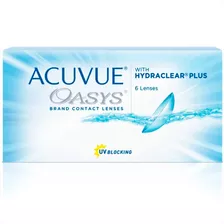 Lente Acuvue Oasys Com Hydraclear Plus Johnson + Brinde Grau Cilíndrico 0,00 Grau Esférico +2,25 (hipermet)