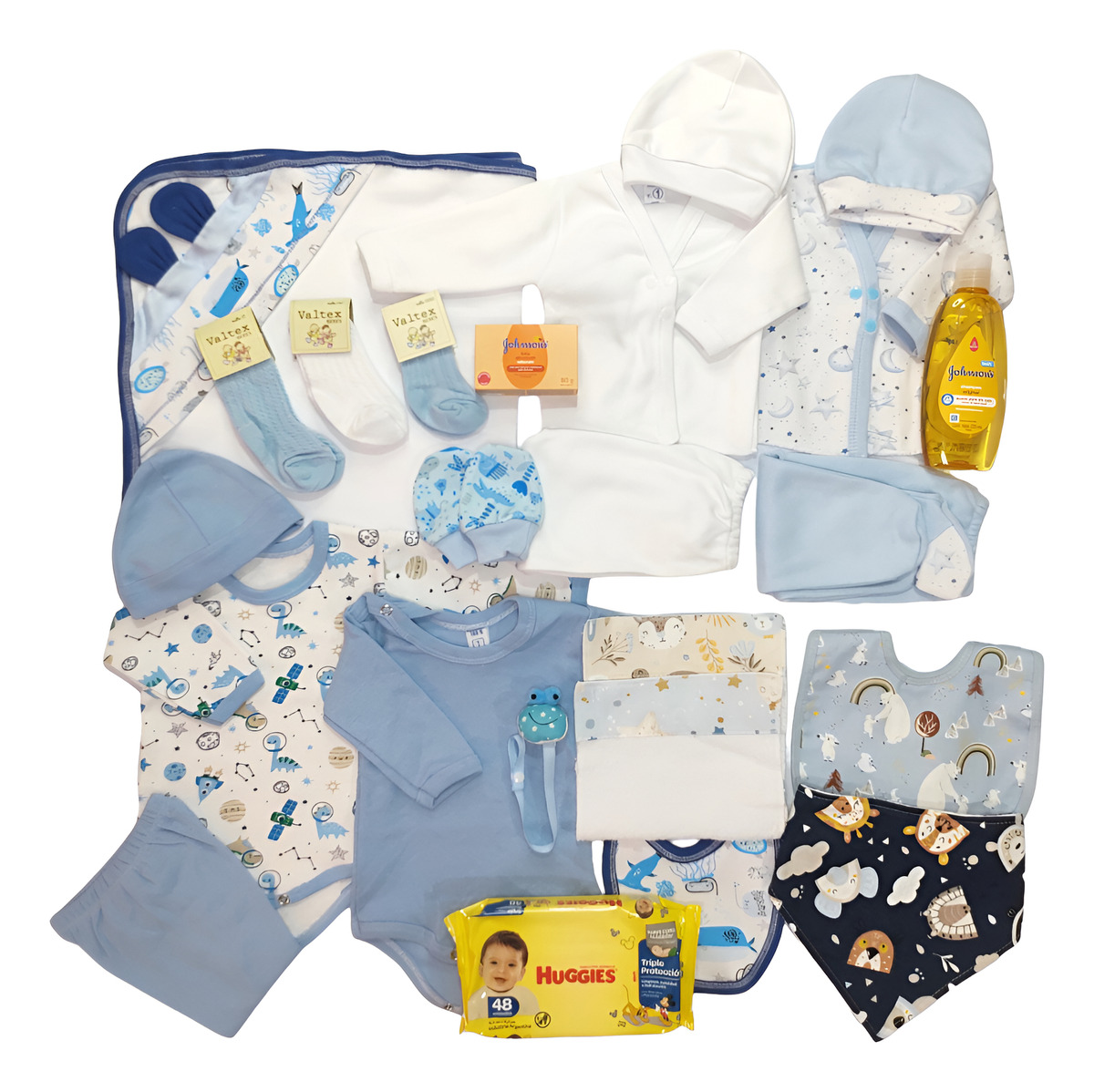 Kit Bebé Ajuares Body Recién Nacido 24 Unid. Ideal Regalo