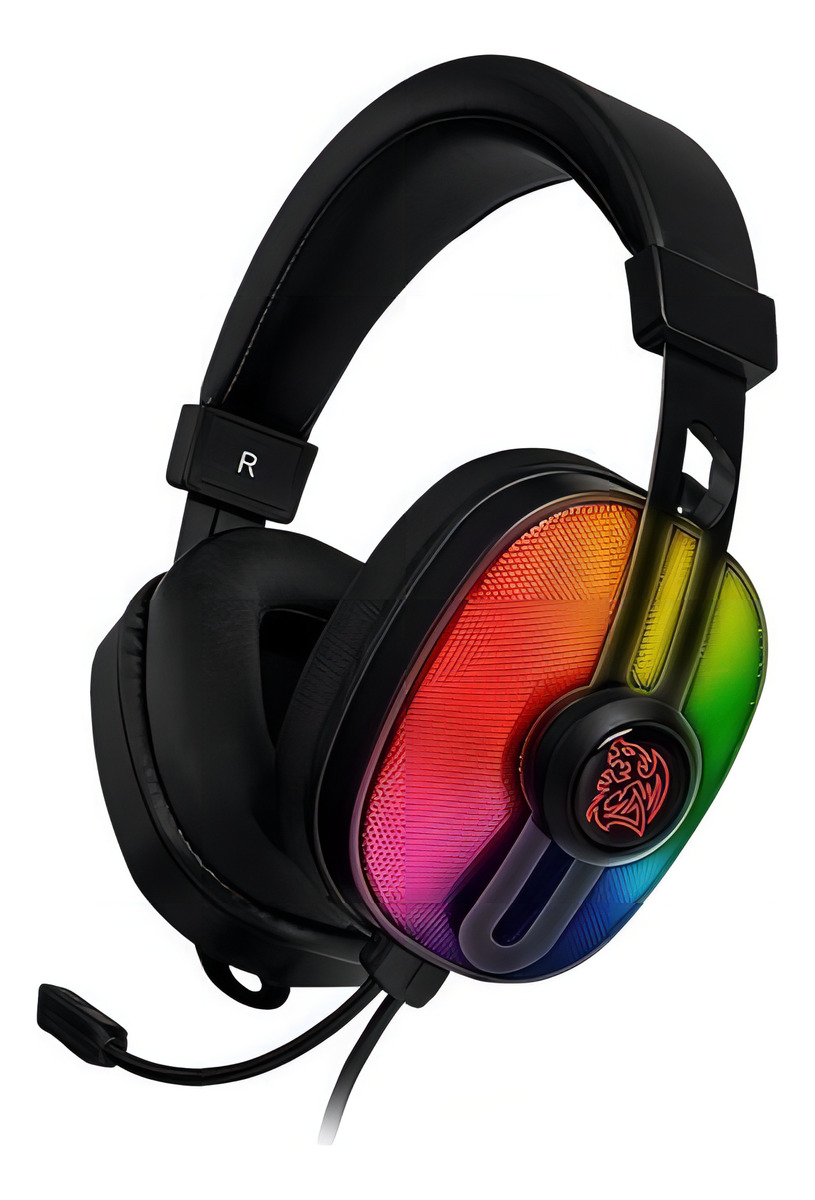 Auriculares Gamer Tt Esports Pulse G100 Rgb 3d 7.1 Pc Ps4 Ps5 Neodimio 53mm Diamond Black