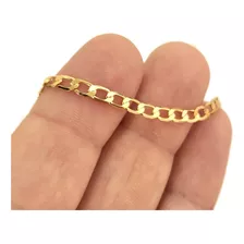 Cordão Masculino 60cm Banhada Em Ouro 18k Presente Joia