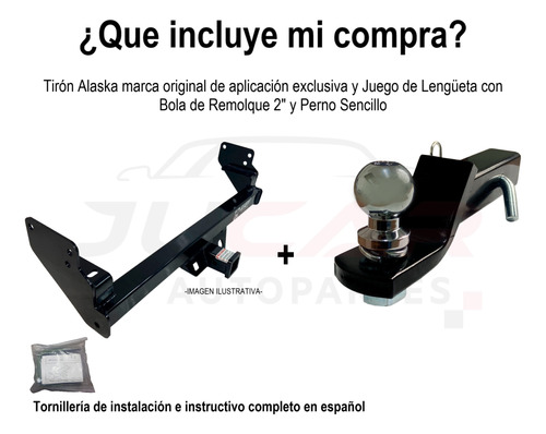 Tiron Kit De Arrastre Fiat Ducato Maxxi/130 2006-2019 Alaska Foto 2