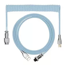 Macarrón Epomaker De 1,8 M En Espiral Tipo C Para Usb A, Tpu