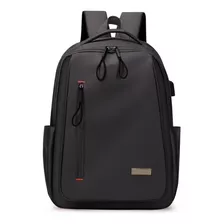 Mochila Ligera Casual Con Cargador Usb De Gran Capacidad