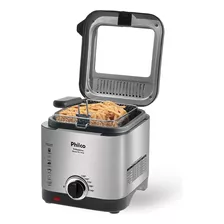 Fritadeira Com Óleo Philco Deep Fry 900w Inox 1,8 Litros