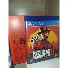 Red Dead Redemption 2, Ps4, Mídia Física + Stellbook